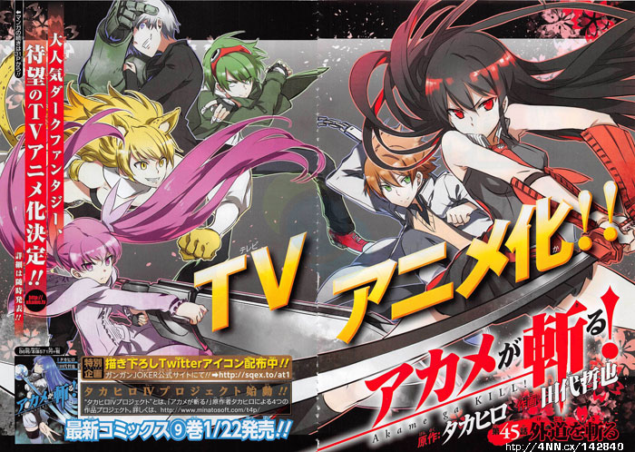 Ini Dia Jajaran Lengkap Seiyuu Akame Ga Kill!
