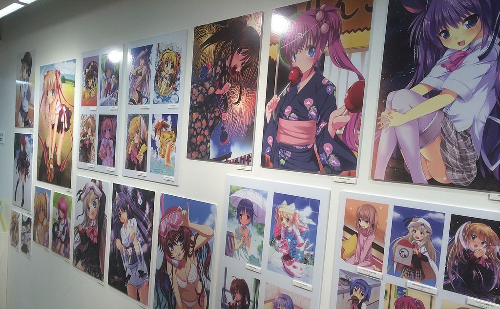 Pameran Little Busters! Card Mission Artworks di Zingaro Nakano