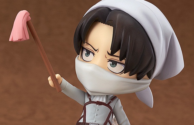 Nendoroid Levi Mode Bersih-Bersih Akan Dirilis Secara Eksklusif