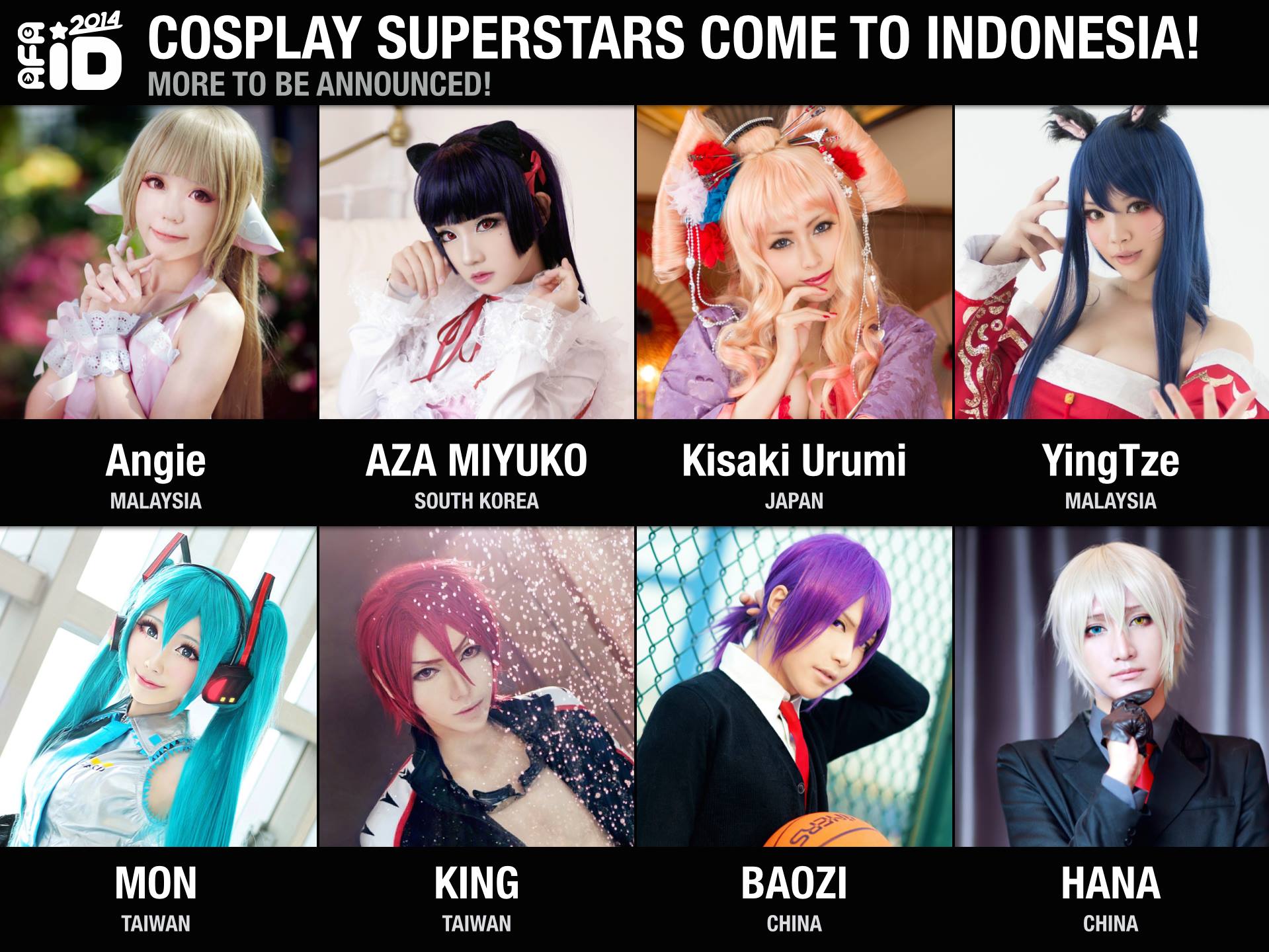 Spotlight Guest Cosplayer AFA ID 2014