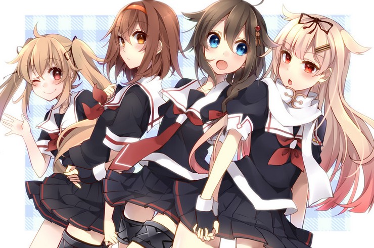 Mandi Menjadi Lebih Menyenangkan Bersama Tirai Shower Shiratsuyu Class Dari Kantai Collection