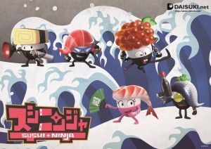DAISUKI Akan Menayangkan Anime Baru Berjudul “SUSHI NINJA”