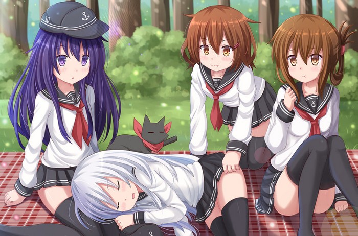 Kali Ini Giliran Desain Karakter Hibiki dan Akatsuki Yang Ditunjukkan Untuk Anime Kantai Collection