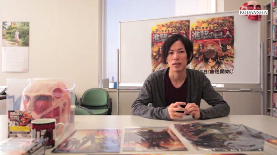 Isayama: “Shingeki no Kyojin Baru Akan Tamat 3 Tahun Lagi”