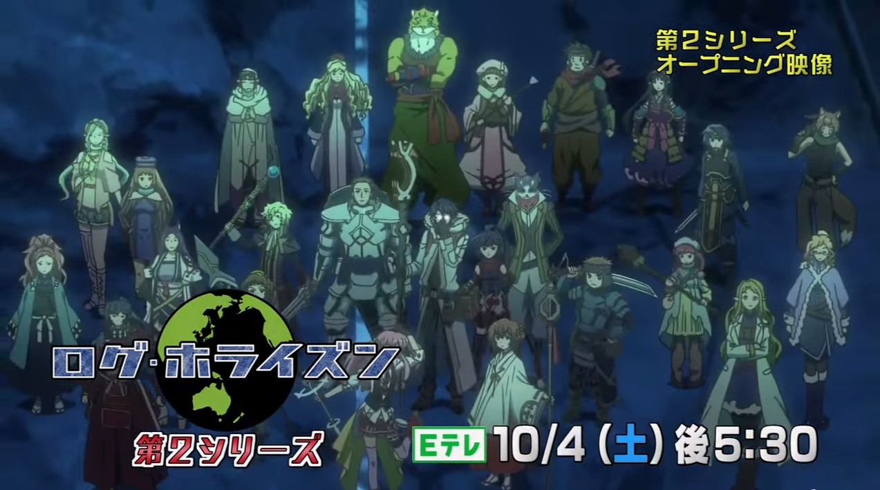 Sekuens Opening “Log Horizon Season 2” Mulai Tersebar