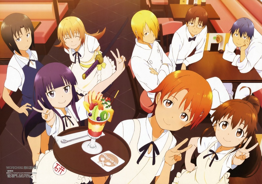 “Working!!!” Perlihatkan Key Visual Baru Dan Umumkan Seiyuu