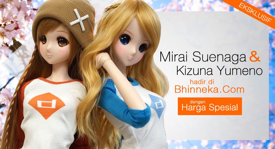 Sekarang Kamu Bisa Dapatkan Dollfie Mirai Suenaga Dari Danny Choo Via Bhinneka.com!