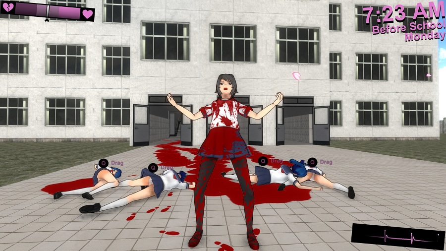Buktikan Cintamu Kepada Senpai Dengan Membunuh Semua Rival Cinta di “Yandere Simulator”