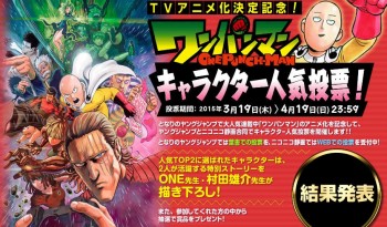 Karakter Terpopuler 'One Punch Man' Versi Poling Pembaca Diumumkan