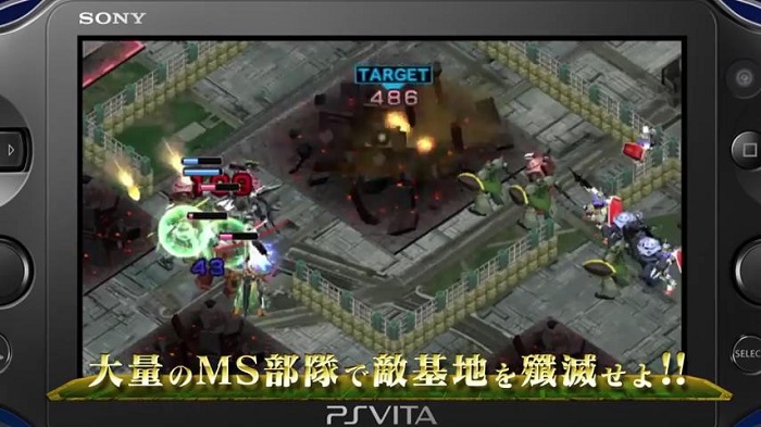 Bandai Namco Akan Merilis Game F2P Gundam Untuk PS Vita, Gundam Battle Fortress