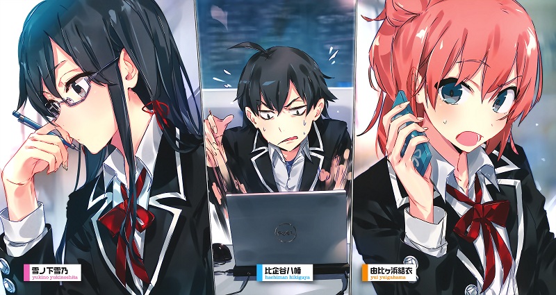 ‘Oregairu’ Dominasi Daftar Light Novel Terbaik Untuk Ketiga Kalinya