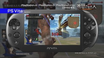 Game 'Shingeki no Kyojin' Versi PS3 & PS Vita Akhirnya Diperlihatkan