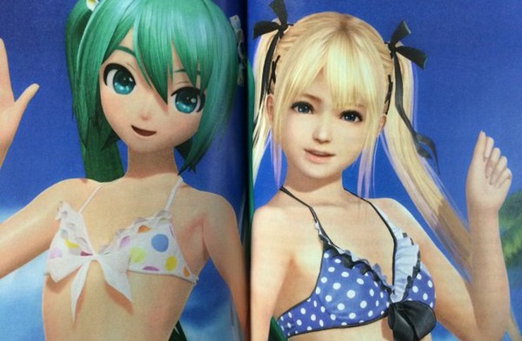Miku dan Marie Rose Berkolaborasi Untuk Majalah Famitsu