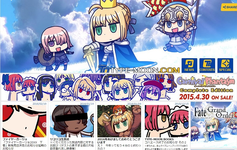 Type-Moon Dan Fate/Grand Order Diserbu Chibi Banyol Di Hari April Mop