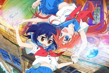 ‘Flip Flappers’ Memperlihatkan Key Visual Terbaru