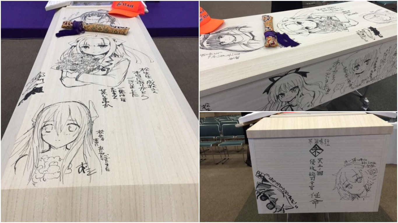 Pemakaman Tomohiro Matsu Dilangsungkan Unik Dengan Peti Mati Bergambar Karakter Anime