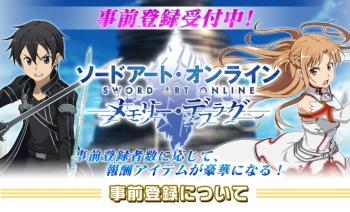 'Sword Art Online: Memory Defrag', Game RPG Baru Untuk Android dan iPhone