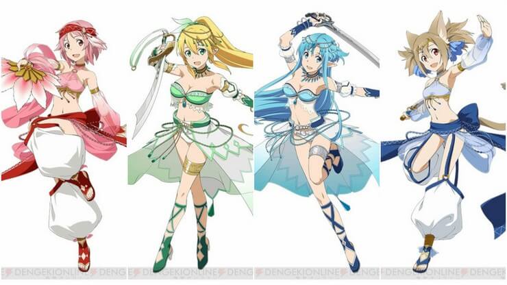 ‘SAO: Code Register’ Memuat Para Heroine Sebagai Penari Harem