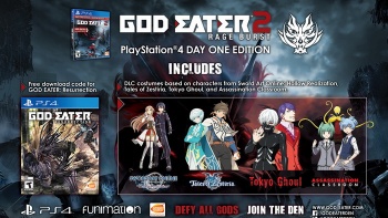 'God Eater 2: Rage Burst' Tambahkan DLC Assassination Classroom untuk Bonus Pre-order