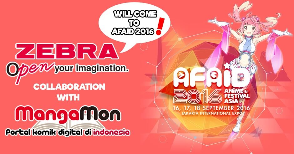 Zebra Bersama Mangamon akan Hadir di AFAID16