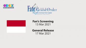 ODEX Indonesia Umumkan Tanggal Tayang Film Fate/Grand Order: Camelot Pertama