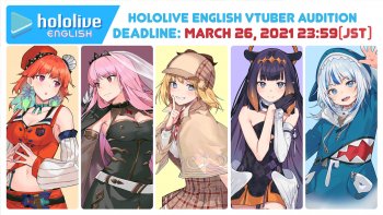 Hololive Buka Audisi untuk Hololive EN Generasi Baru