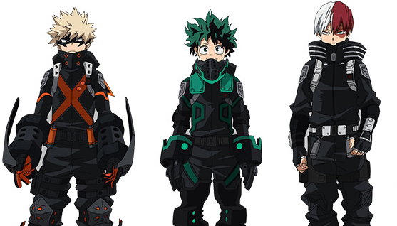 Boku no Hero Academia Tampilkan Desain Kostum Film Ketiganya