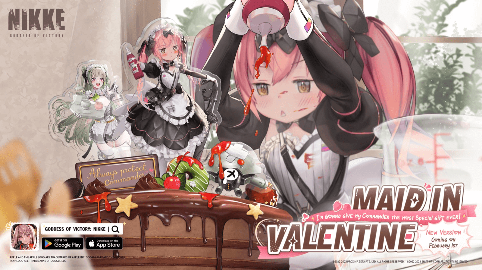 Nikke Tampilkan 2 Karakter Baru Dalam Update Spesial Valentinenya!