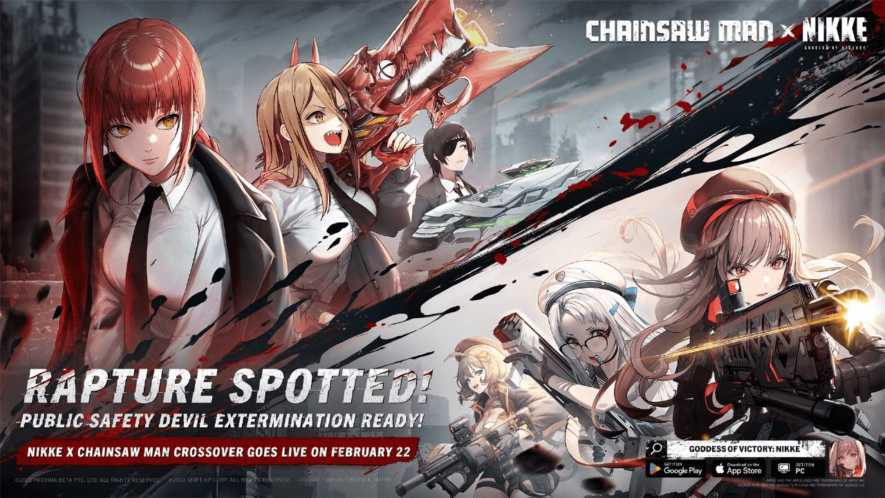 Goddess of Victory: Nikke Luncurkan Kolaborasi Dengan Chainsaw Man